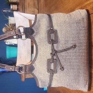 The Sak Tan and Brown Shoulder Bag